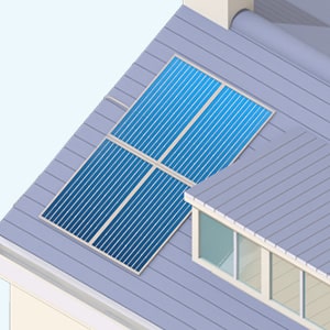Hoeveel zonnepanelen liggen er op het dak?